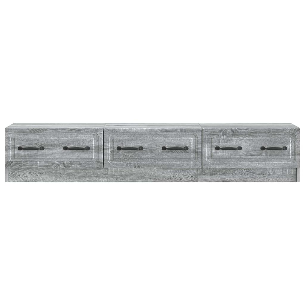 TV Cabinet Grey Sonoma 147 X 34.5 X 27 Cm Particleboard