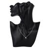 925 Sterling Silver Jewelry 18 Inch Checkered Chain Necklace