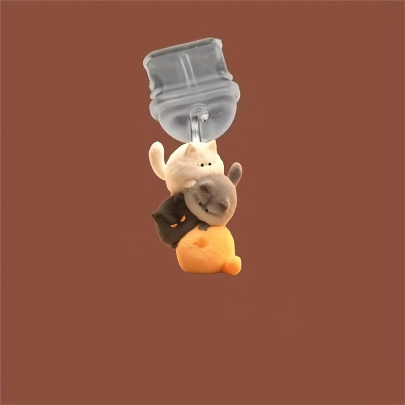 

2025 Gold Ball Acrylic Cat-Themed Connector for iPhone/Android Type-C Transparent; iPhone Connector