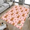 1PC Kangaroo Cherry Extra Large Non-Slip Floor Carpet, Office, Family, Bedroom, Studio - Large Area Rug Indoor Rugs, Vibrant Colors-W231