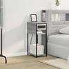 Nightstand Grey Sonoma 41 x 28 x 76 cm Engineered Wood