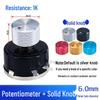 WX112 050 Adjustable Single-Turn Wirewound Potentiometer: 47, 560 Ohm, 1K, 2.2K, 4.7K, 10K, 47K Knob