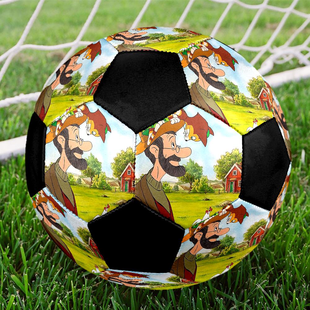 Pettson and Findus Theme Size 5 Soccer Ball, Suitable for Both Indoor and Outdoor Matches, a Gift Suitable for Everyone.