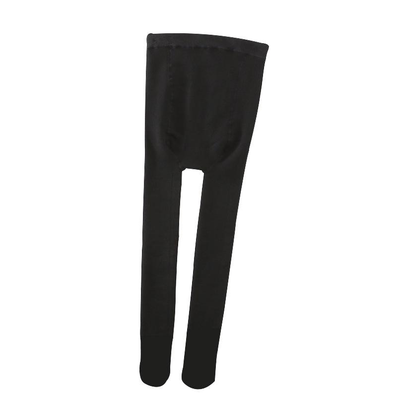 Maternity Fleece Leggings: Cotton Stripe, Supportive Tights for Spring/Autumn