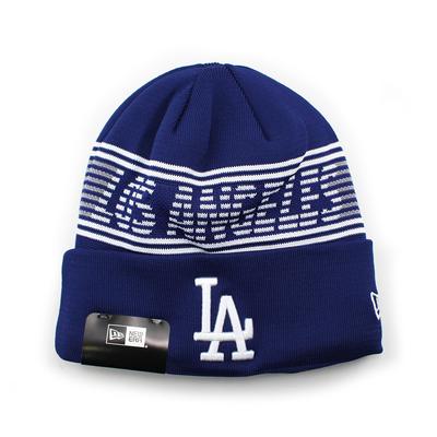 New Era Authentic Los Angeles Dodgers Royal Blue Knit MLB Sports Beanie,