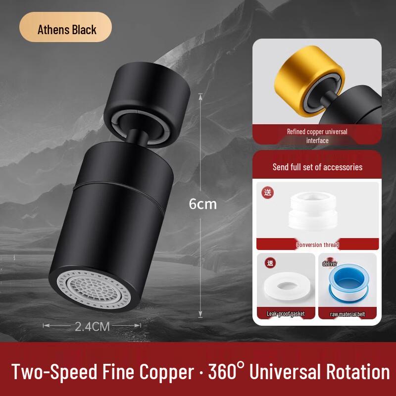 Hanyou Faucet Aerator Extender with 360° Swivel