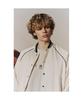Iro Lumiere Satin Embroidered Bomber Jumper - Ivory