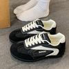 Fashion Fashion Mix Color Women'sneakers Autumn 2025 Lace Up Lightweight Walking Sports Shoes Woman Faux Suede Flats Casual Flats Female