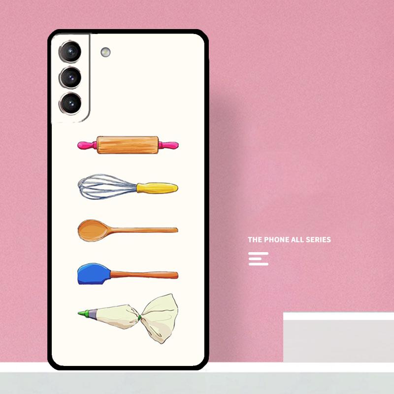 Cooking Chef Knives Phone Case For Samsung Galaxy S25 S26 Ultra S20 S21 S22 S23 S24 S10 Plus S25 FE Cover Coque