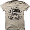 Motorcycle Biker Original and Unrestored Don't Fix It Funny Cotton T-shirt