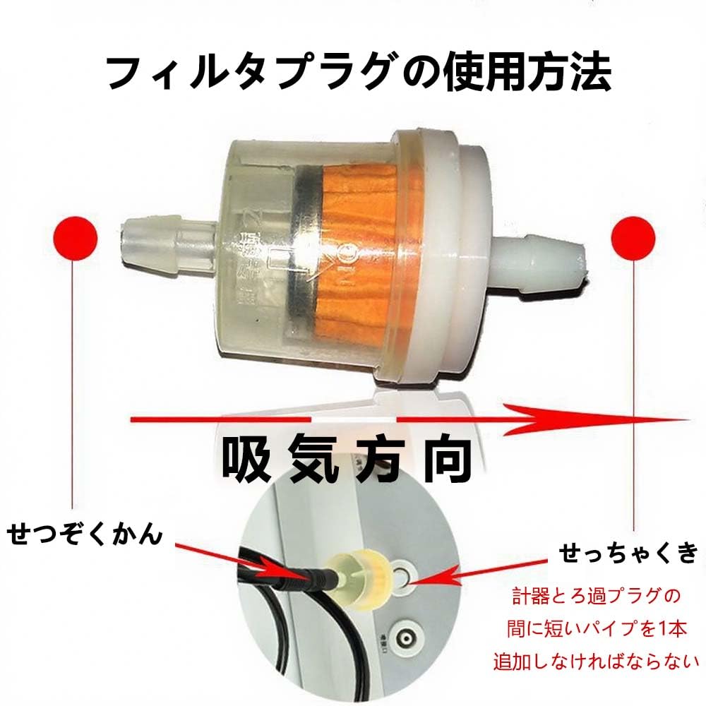 Samcos Fuel Filter, Universal Motorcycle, Gasoline Filter, Compatible with Fuel Hose Inner Diameter, 0.2