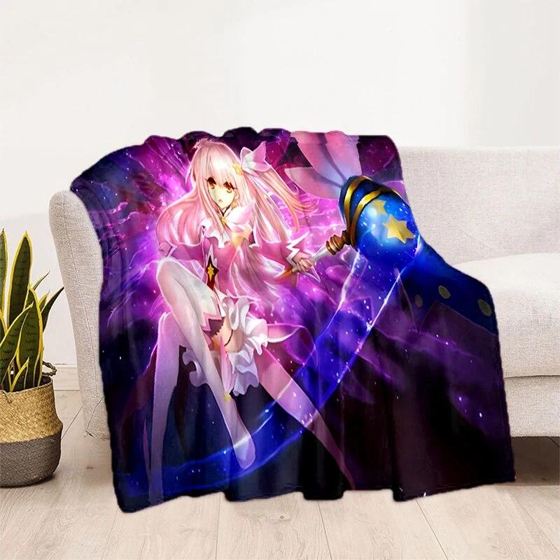 Deka s potiskem Sailor Moon Pretty Soldier Ultra lehká měkká plyšová deka z flanelu na rozkládací pohovku Pohovka Kancelářské dárky