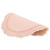 Nordic   Silicone Placemat Embossed Insulation Thickened Round Silicone Mat for Home Kitchen