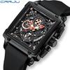 CRRJU/2312 New Belt Men's Watch Watch Simple Business Personality Multi-functional Men's Calendar