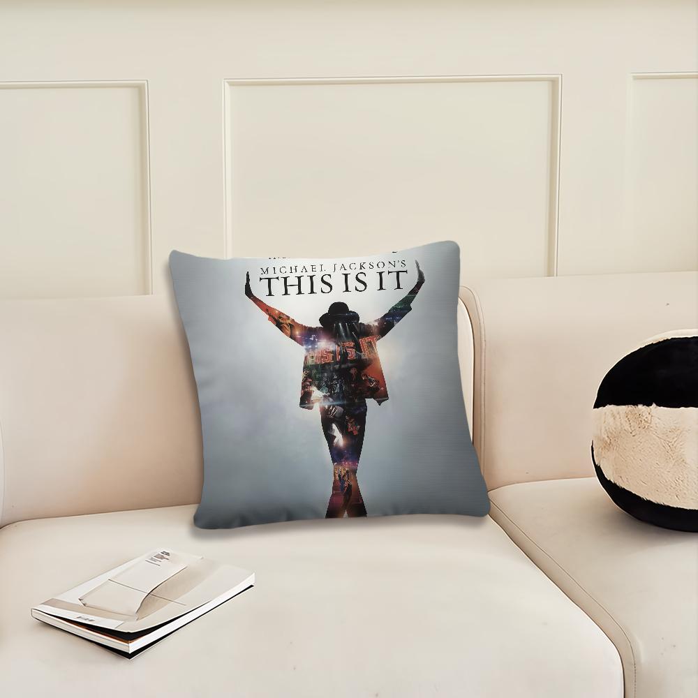 M-michael J-ackson Singer cushion cover Pillow Cover Decoration Room Home Sofa living Office Car Nordic Simplicity