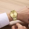 BUREI Men's Waterproof Analog Business Watch Milanese Mesh Band Stylish Date Black Gold