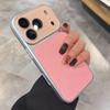 Lichee Pattern PU Leather Phone Case For For Iphone 17 16 1 14 Pro Max Hard PC Camera Large Window 17promax Cover