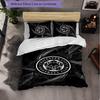 Leicester City Football 3 Piece Bedding Set Soft Duvet Cover Set with Pillowcases Printed Bedroom Decor Set for Home