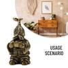 Lucky Charm Copper Sculpture Brass Animal Statue Vintage Ornament