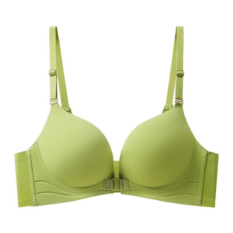 Front buckle seamless underwear women gather small breasts, show large breasts, anti-sagging adjustment type new bra cover