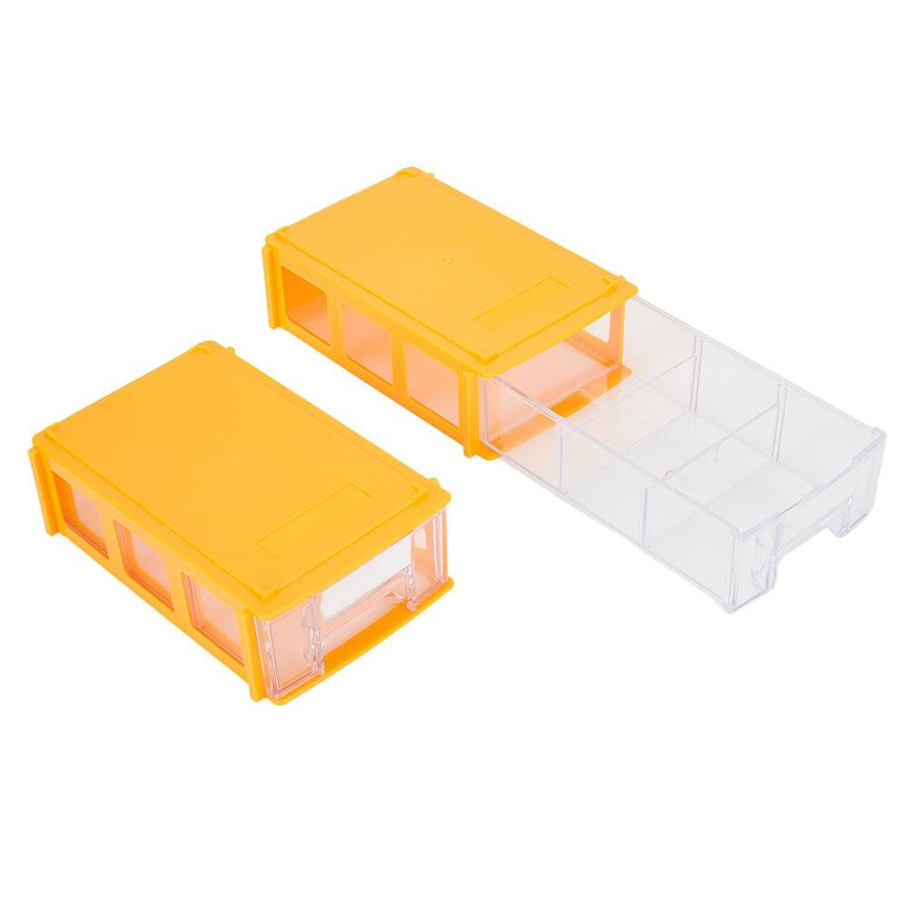 Compact Size Plastic Storage Boxes Stackable Toolboxes Convenient Design