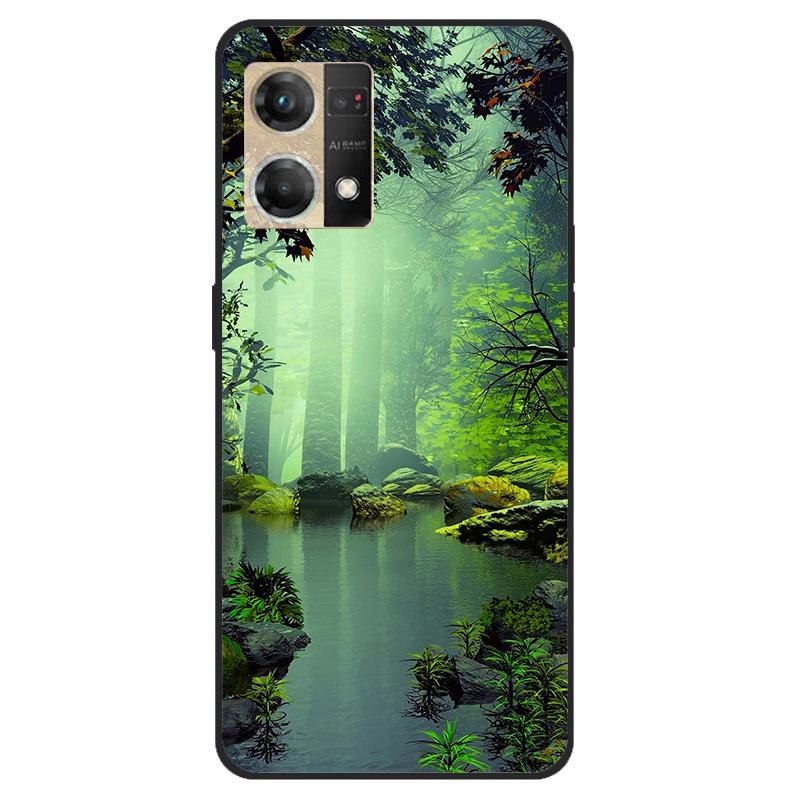 Für Oppo Reno7 4G Hülle CPH2363 Stoßfest Weiches Silikon TPU Rückseite für Oppo F21 Pro F21Pro Handyhüllen für Reno 7 4G Niedlich