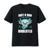 Just a Boy Who Loves Axolotls Funny Axolotl Kids Gamer T Shirt Vintage Washed Fashion Slightly Stretched Top For Everyday Wear