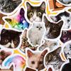 46pcs Cat Apprecia Stickers Set Mini Cute Cartoon Sticker Diary Album DIY Decoration Adhesive Gift Seal