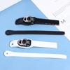 1Pc Adjustable Ski Strap With Fixing Buckle And Screws Binding Attachment With Ratchet Tongue Ladder To Secure Shoelaces