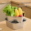 Stackable Stainless Steel Food Prep Basket Set
