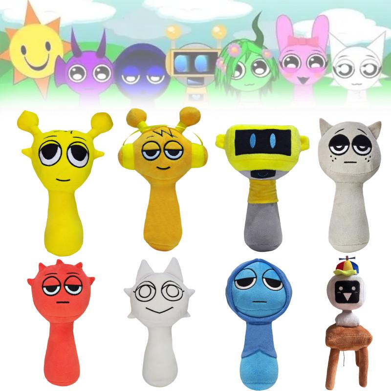 Sprunki Plüsch Musik Spiel Roboter Spielzeug Festliches Geschenk Ideal für Kinder und Sammler 20cm