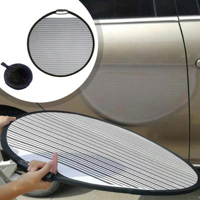 Foldable Lined Dent Reflector Board Cloth Handheld Design Portable Size Dent Detection Flexible Reflector Dent Remover And Repair Tool