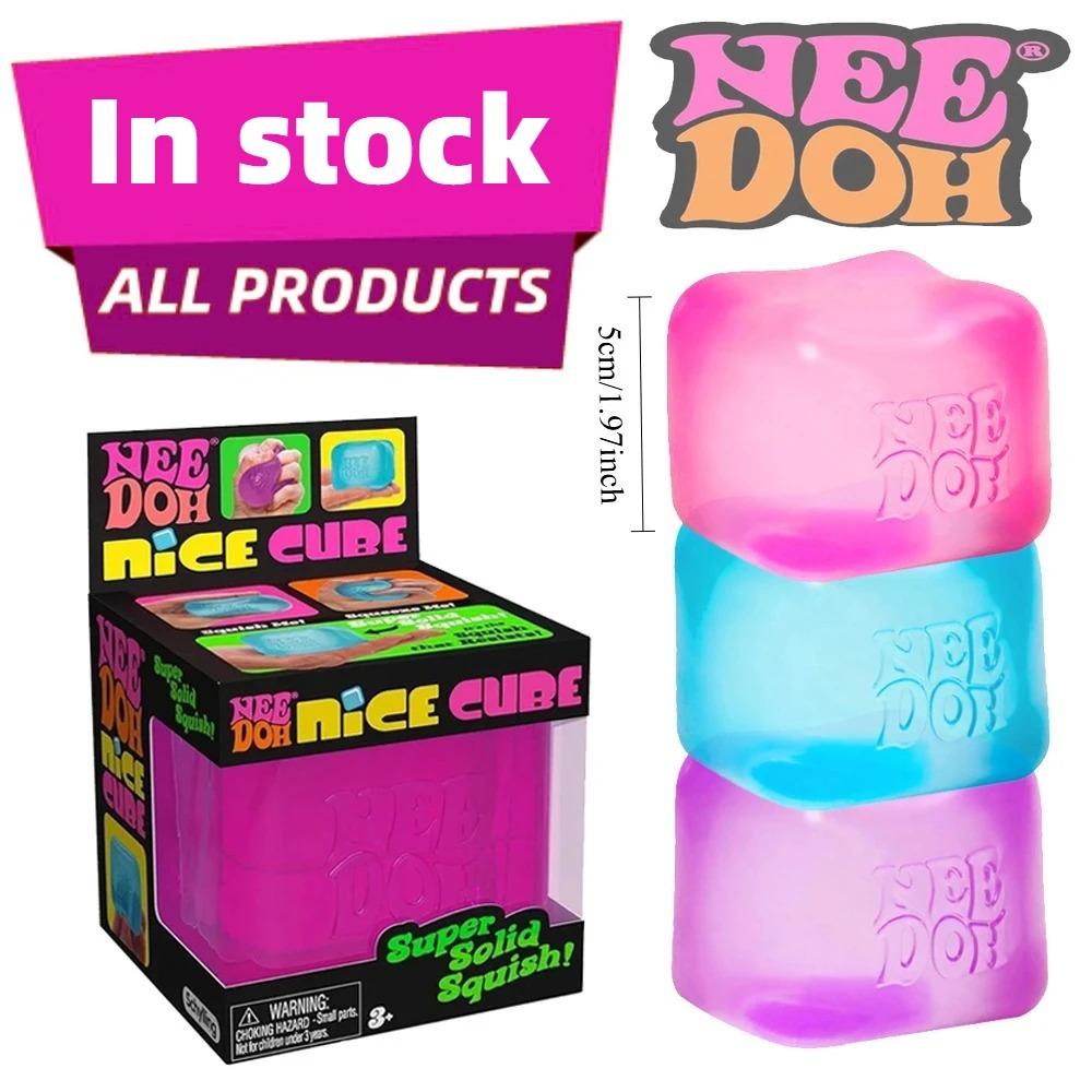 Bai Fen Bai Toys In Stock Squishy Needoh Schylling Nice Cube Sensory Squeeze Toy With Super Solid Squish Stress Relief Anxiety Sensory Gifts