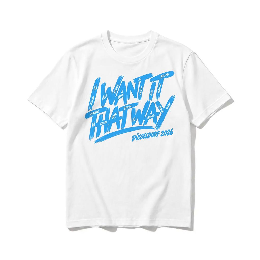 Backstreets Boys T-Shirts I Was There Concert Vegas Residency Leisure 100% Cotton Tee Shirt Crew Neck T Shirt Gift Clothing
