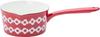 Tamahashi Milk Pan, Enamel, 15cm, Induction and Gas Compatible, Made In Japan, Prune Design, Red, OHANA YJM-203
