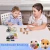 3D Beaded Animal Kit DIY Bead Pet Making Set for Kids and Adults Includes Materials and Instructions for Multiple Designs
