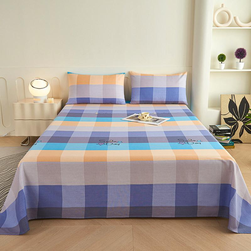 

Cotton Thickened Bed Sheet 1pc Plant Flowers Printed Single Double Top King Sheets Pure Cotton Single Size Kids Bed Linen 120x240cm 1pc