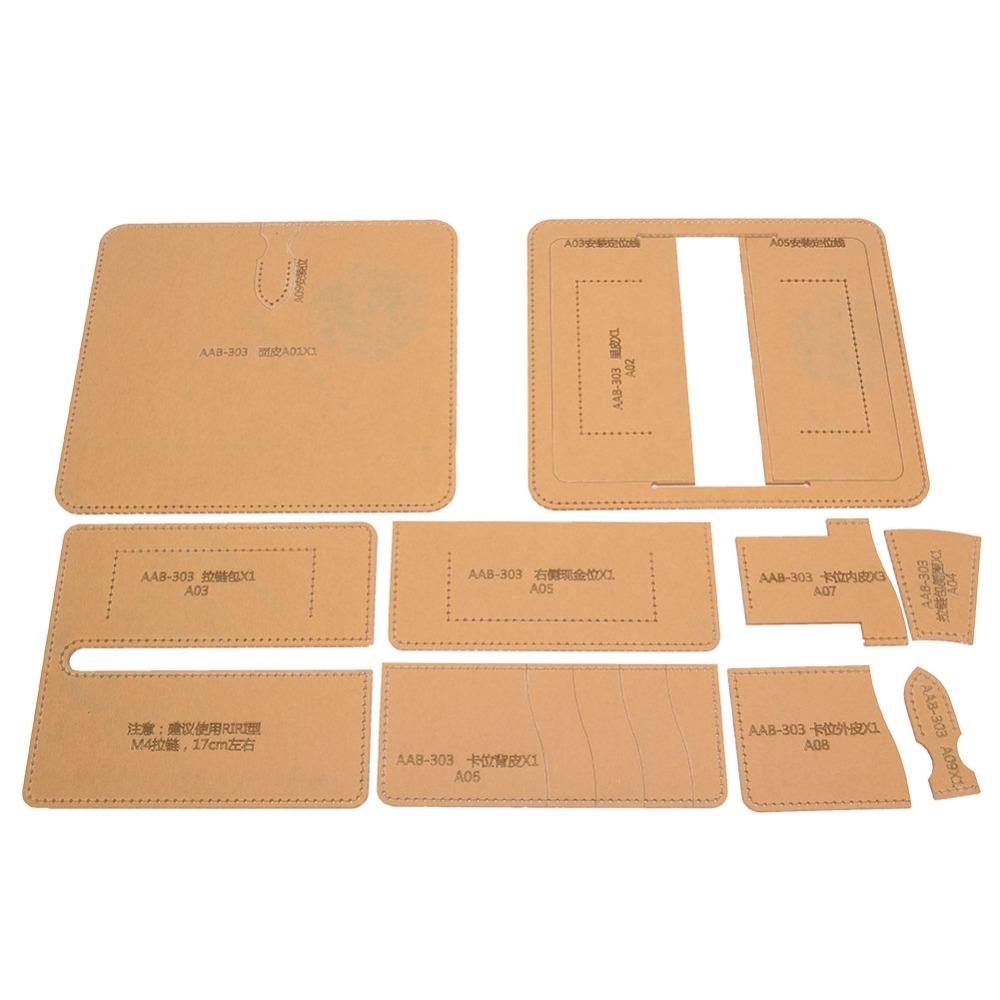 Acrylic Leather Wallet Making Template Clear Transparent Purse Making Template Reusable Durable Purse Making Pattern