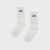 (3-Pack) Square Logo Socks - Black, White, Gray