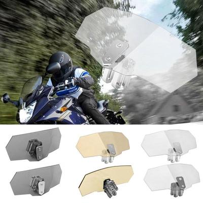 Universelle kleine Motorrad-Windschutzscheibe, erhöhte Höhenverlängerung, Windschutzscheibe, modifiziertes Motorrad-Windschutzscheibenzubehör