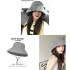 Fisherman Hat Women Sun Protection With Embroidered Dragon Pattern For Summer Sunshade
