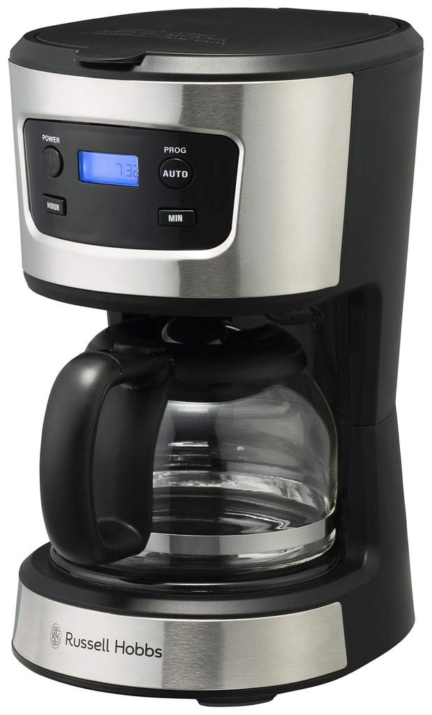Oishi & Associates Russell Hobbs Electric Coffee Maker, 5-Cup Capacity, with Timer, Basic Drip, 7620JP