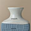 1pc Blue Ceramic Vase Flower Vase Matte Desktop Bottle for Water Planting Home Decor Tabletop Vase
