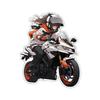 Motorcycle Boy Girl Car Sticker Vinyl Decal Waterproof Rear Window Motorcycle Camper Bumper Truck Laptop Decoration Y164