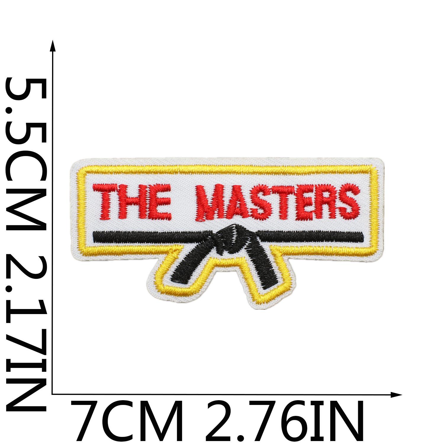 

Sports Ball Embroidery Cloth Sticker Golf Patch Sticker Bag Decoration Gold Silk Embroidery Club Computer Embroidery Chapter Boy no. 1_3 pieces