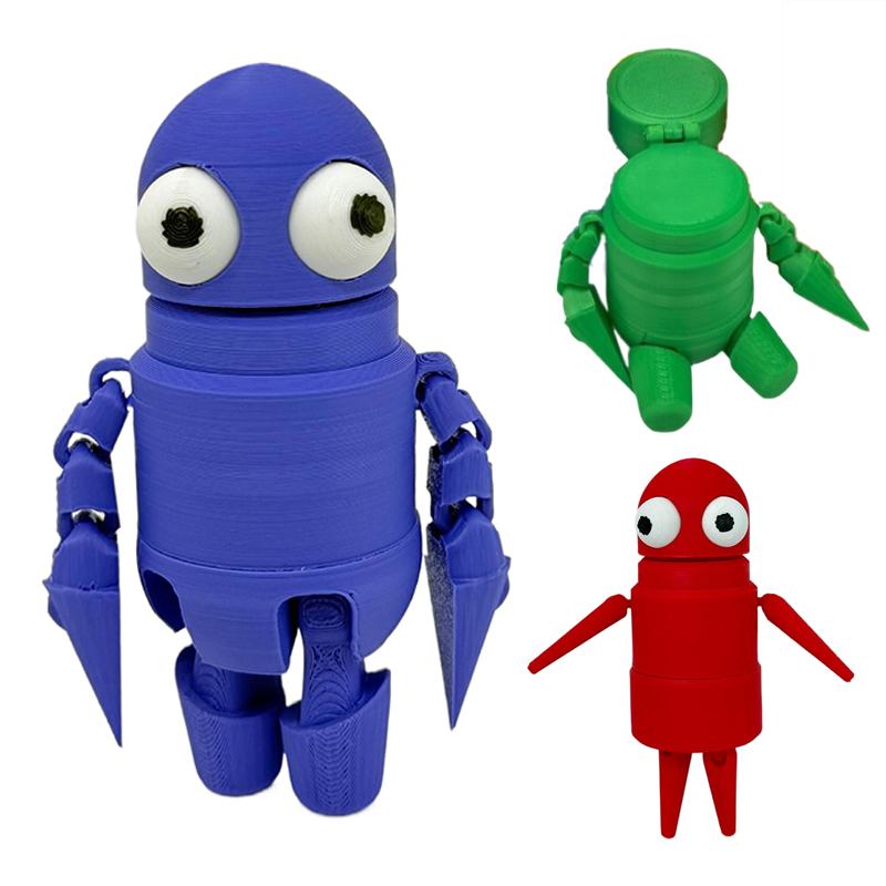 3D-gedrucktes R.E.P.O. Roboter Bunte Monster Horrorspiele Anime Figur Repo Gaming Peripheriegeräte Puppenfigur Ornament Geschenk