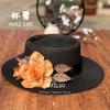 New Hat Flower Resort Beach Hat Summer Sun Hat Sun Hat Seaside Sun Protection French Ladies Sunshade