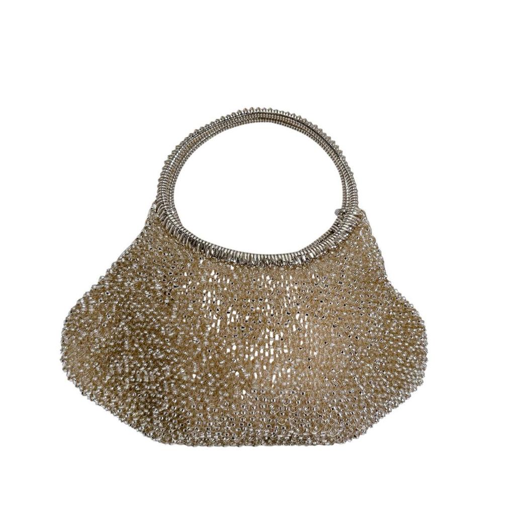 Anteprima Party Mini Bag Handbag Wire Beige Women Used