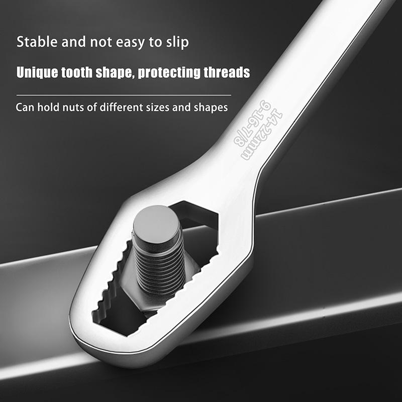 Klucz uniwersalny Torx 8-22 mm dwugłowicowy samozaciskowy regulowany klucz okularowy klucz Torx do płyt narzędzia ręczne do napraw