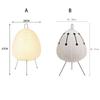 Modern Rice Paper Lantern Tricolor Dimming Night Light Tripod Floor Lamp  Hotel Homestay